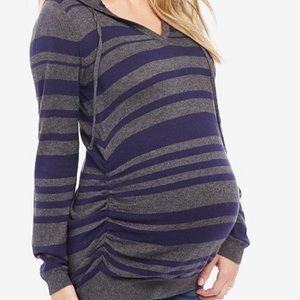 Motherhood Maternity Sweaters - Motherhood Maternity Hooded Ruched Sweater Motherhood Maternity Sweaters - Motherhood Maternity Hooded Ruched Sweater